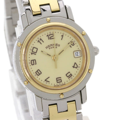 Herms Cl4.220 Clipper Watch With New Buckle