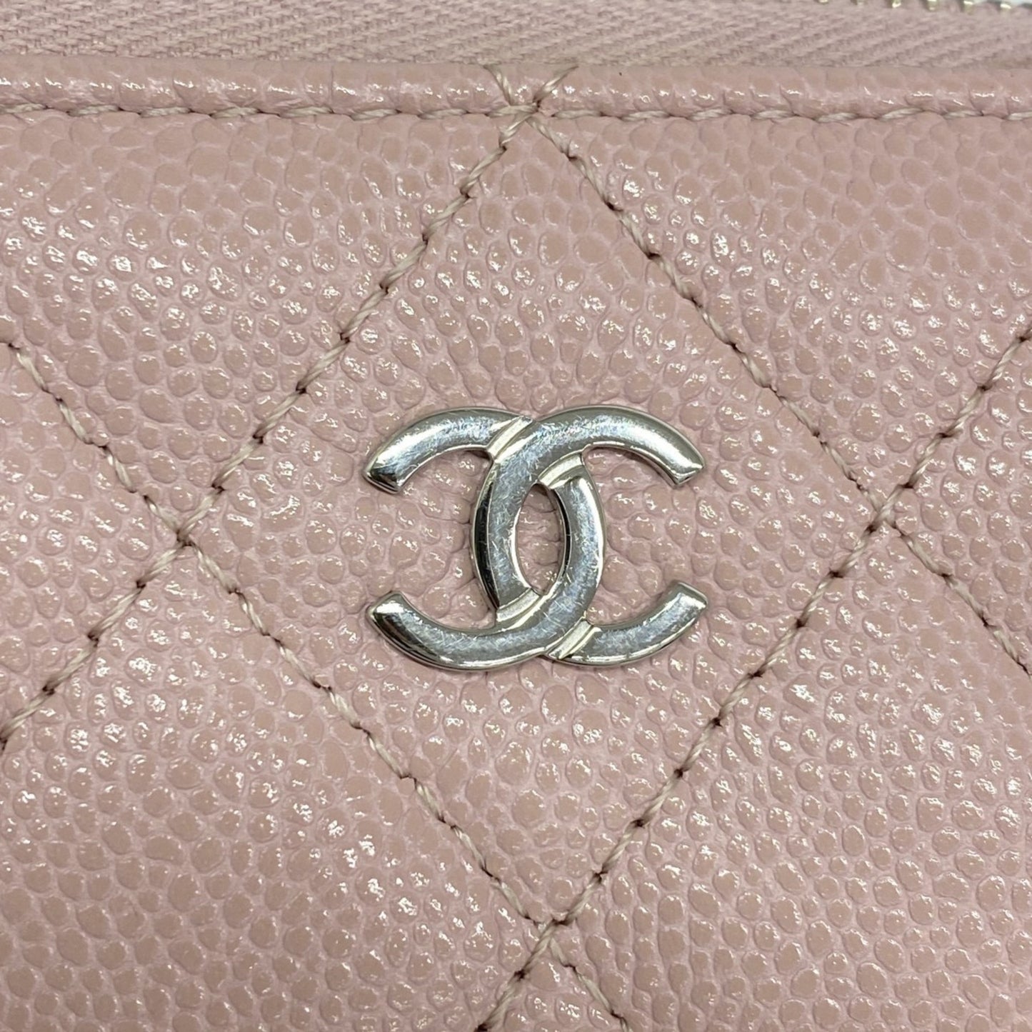 Chanel Matelasse Caviar Leather Wallet/Coin Case