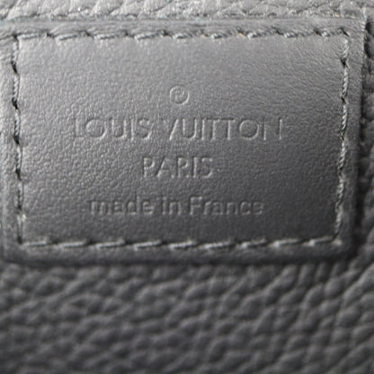 Louis Vuitton Louis Vuitton Take Off Sling Body Bag M57081 Grained Leather Noir Black Lv Waist
