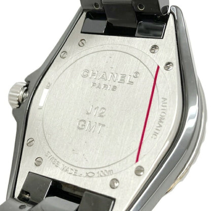 Chanel J12 Gmt H2012 Black Ceramic Automatic Watch