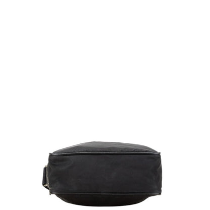 Prada Tessuto Shoulder Bag With Triangle Logo Plate