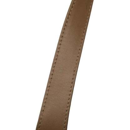 Chanel New Travel Line Handbag Boston Bag Ivory Beige Canvas Leather