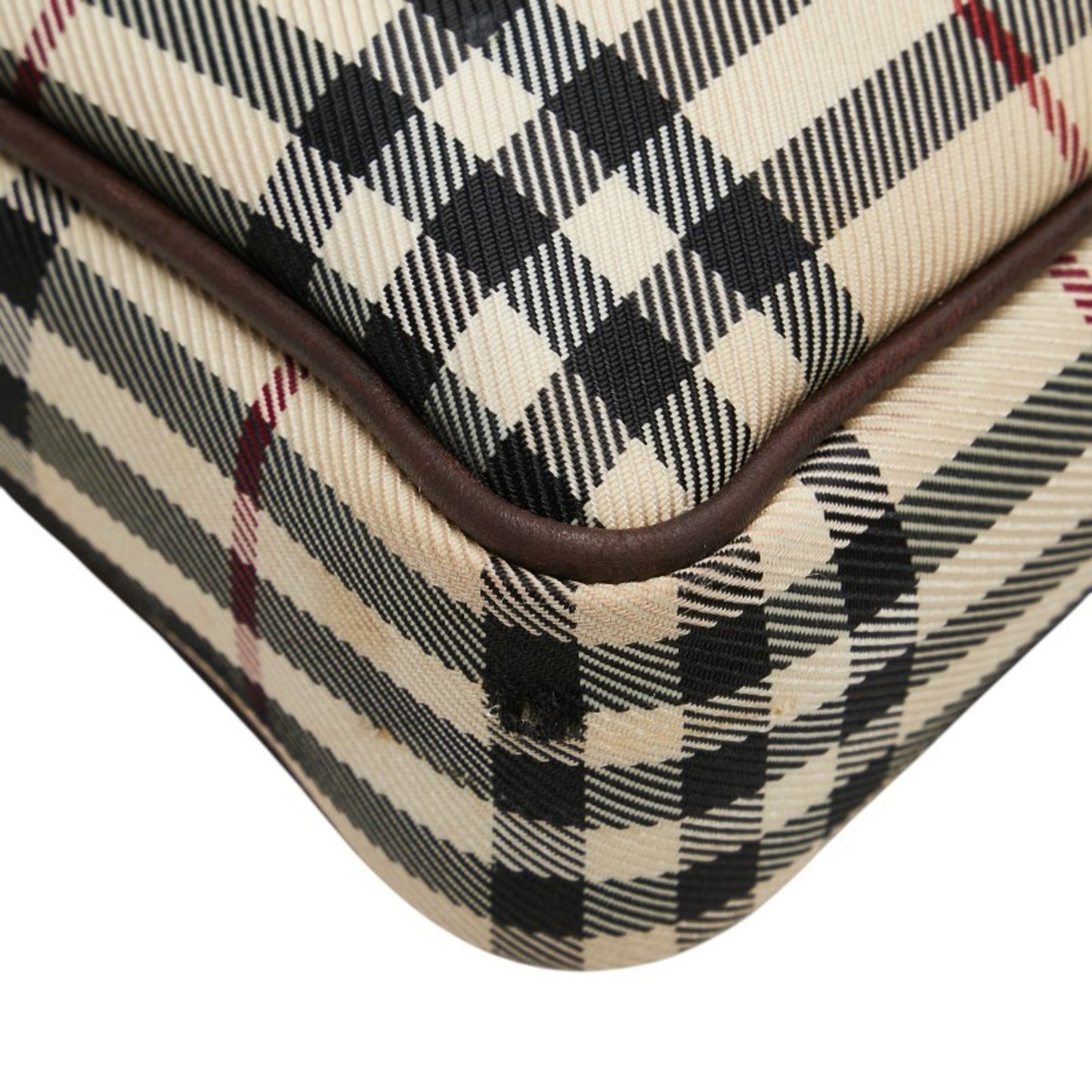 Burberry Nova Check Shoulder Bag In Beige
