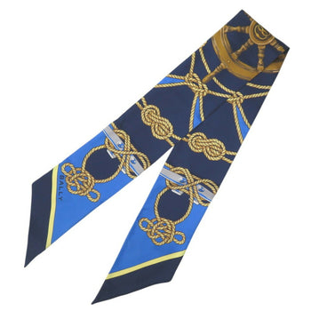Bally Marine Print Scarf/Muffler
