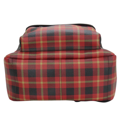 Coach Backpack/Daypack F55394 Leather Black Red Check