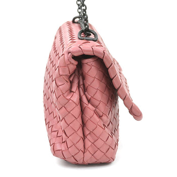 Bottega Veneta Shoulder Bag In Intrecciato Leather And Metal