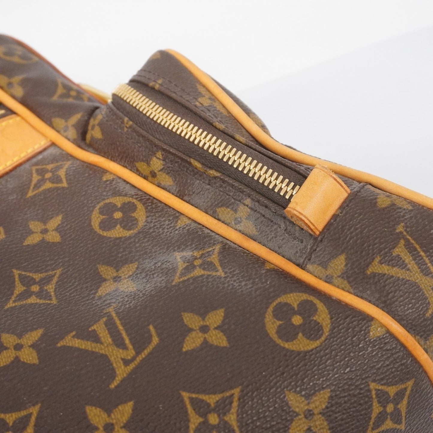 Louis Vuitton Monogram Saxophone Wash Shoulder Bag M92967 Brown