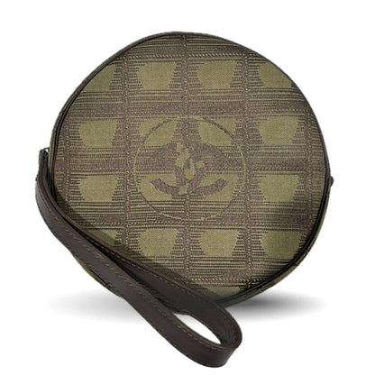 Chanel New Travel Line Hand Pouch A17682 Nylon 7 Series