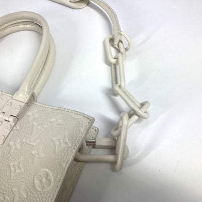 Louis Vuitton M53265 Monogram Taurillon Sac Plat Handbag Tote Bag 2Way Shoulder Leather