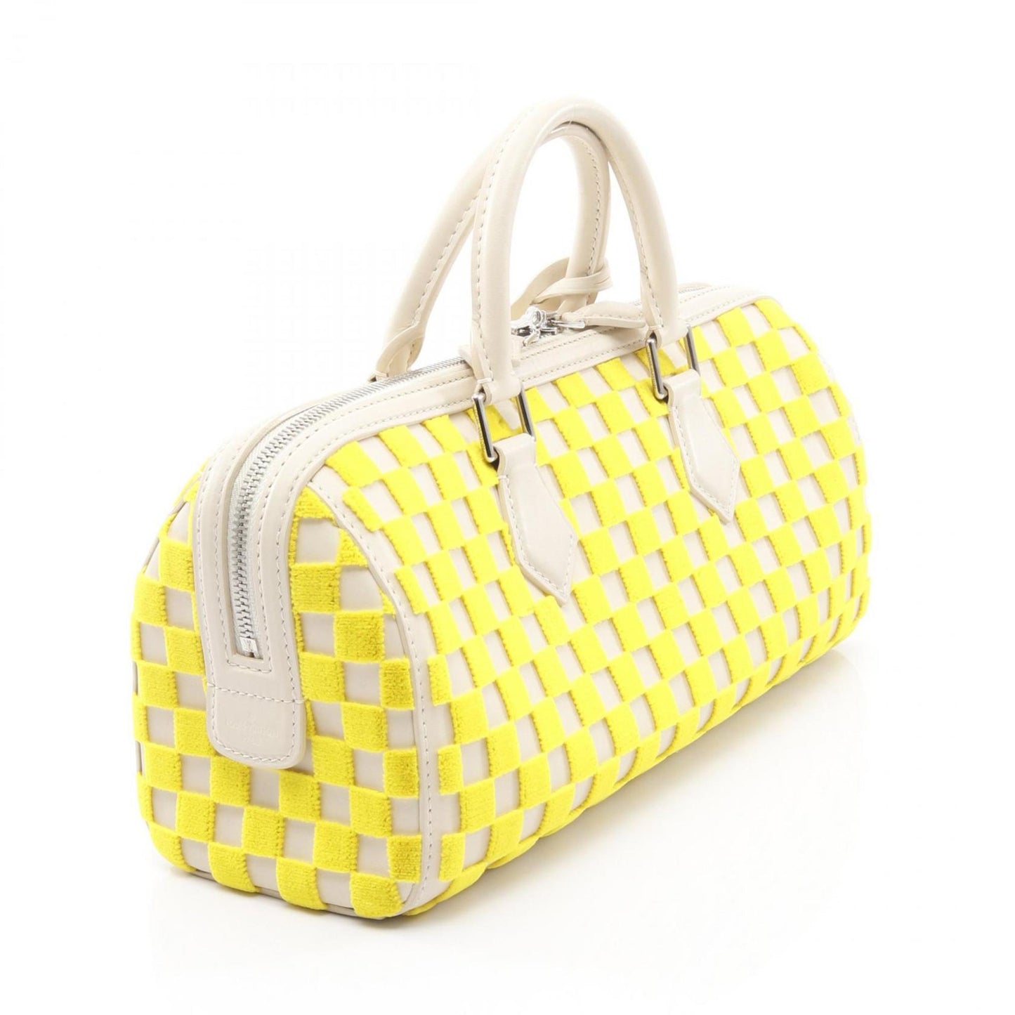 Louis Vuitton Speedy Ew Damier Cubic Jaune Handbag
