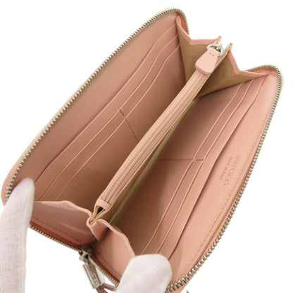Jimmy Choo Philippa Star Stud Leather Pink Long Wallet 1689Jimmy Choo