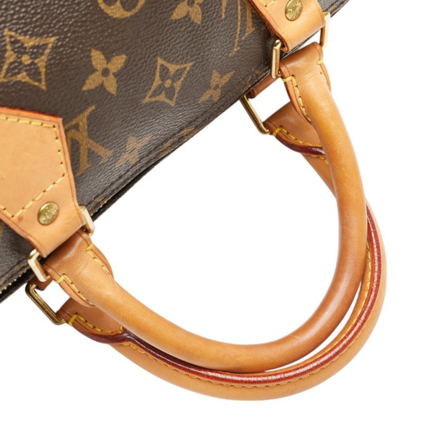 Louis Vuitton Monogram Speedy 35 Handbag/Boston Bag/Travel Bag M41524 Brown Leather