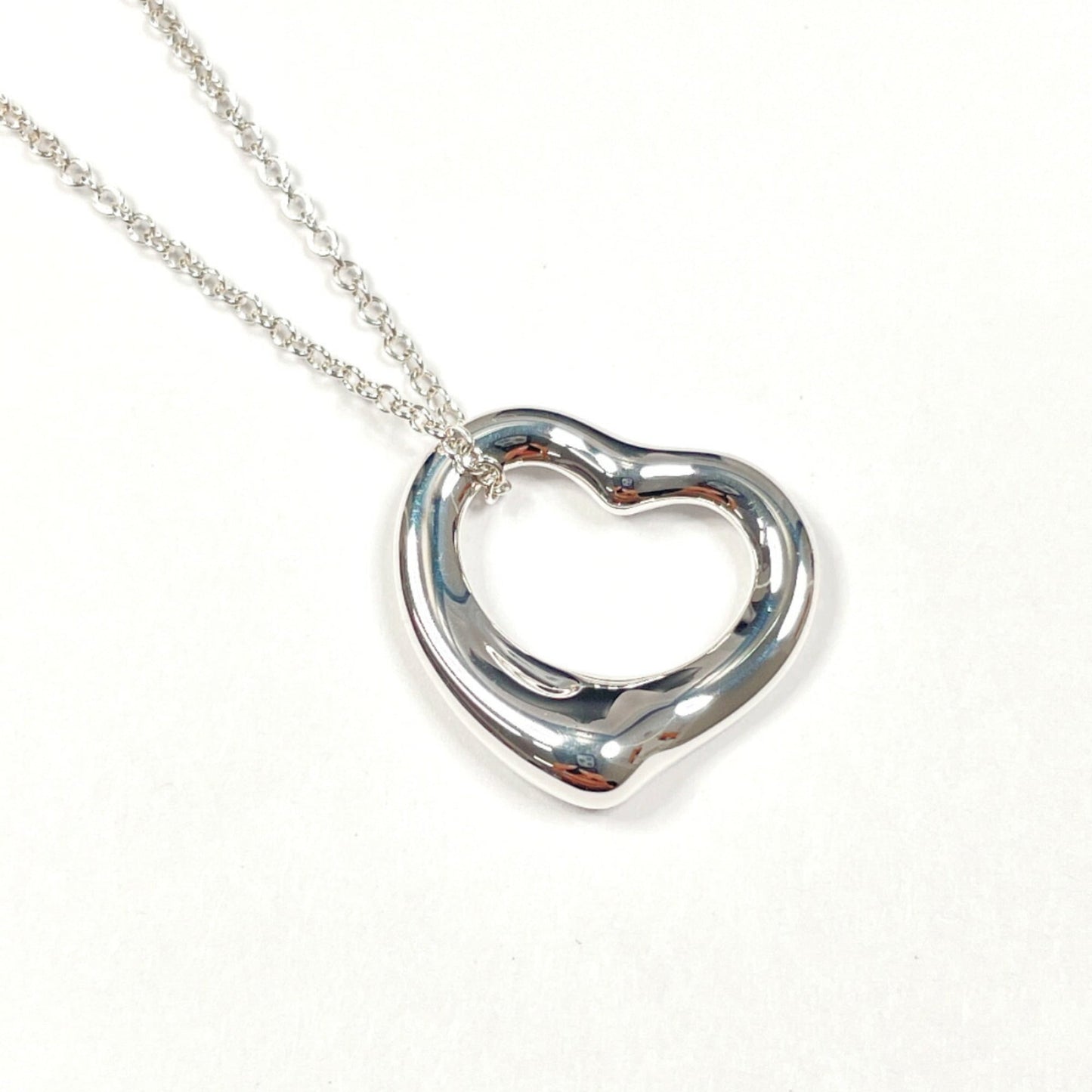 Tiffany & Co. Tiffany Heart Elsa Peretti Necklace In 925 Sterling Silver