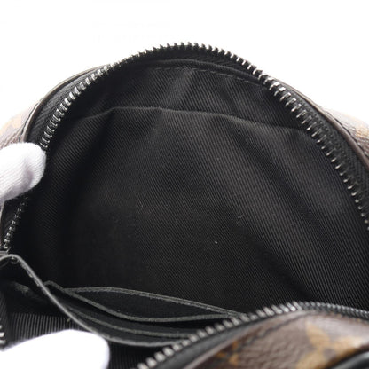 Louis Vuitton Christopher Wearable Wallet Monogram Macassar Shoulder Bag Coated Canvas Leather