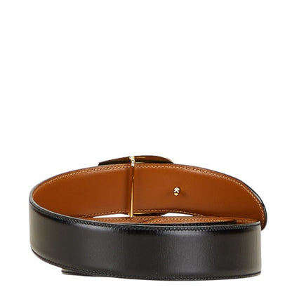 Gucci G Logo Belt Size: 70 28 036 519 Black Brown Leather