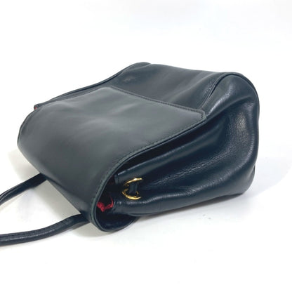 Christian Dior Dior Pochette Drawstring Vintage Shoulder Bag Leather