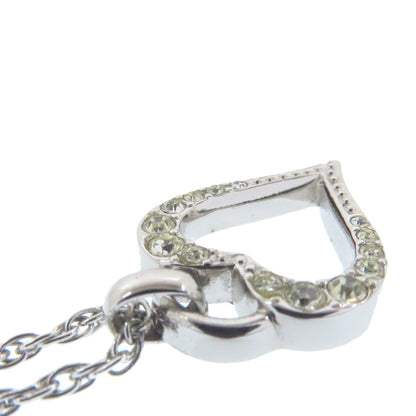 Christian Dior Heart Rhinestone Necklace