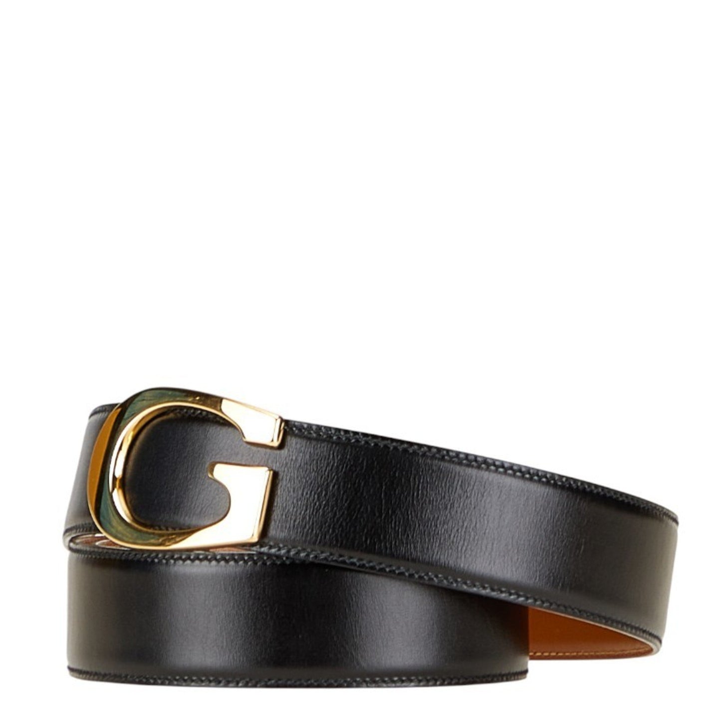 Gucci G Logo Belt Size: 70 28 036 519 Black Brown Leather