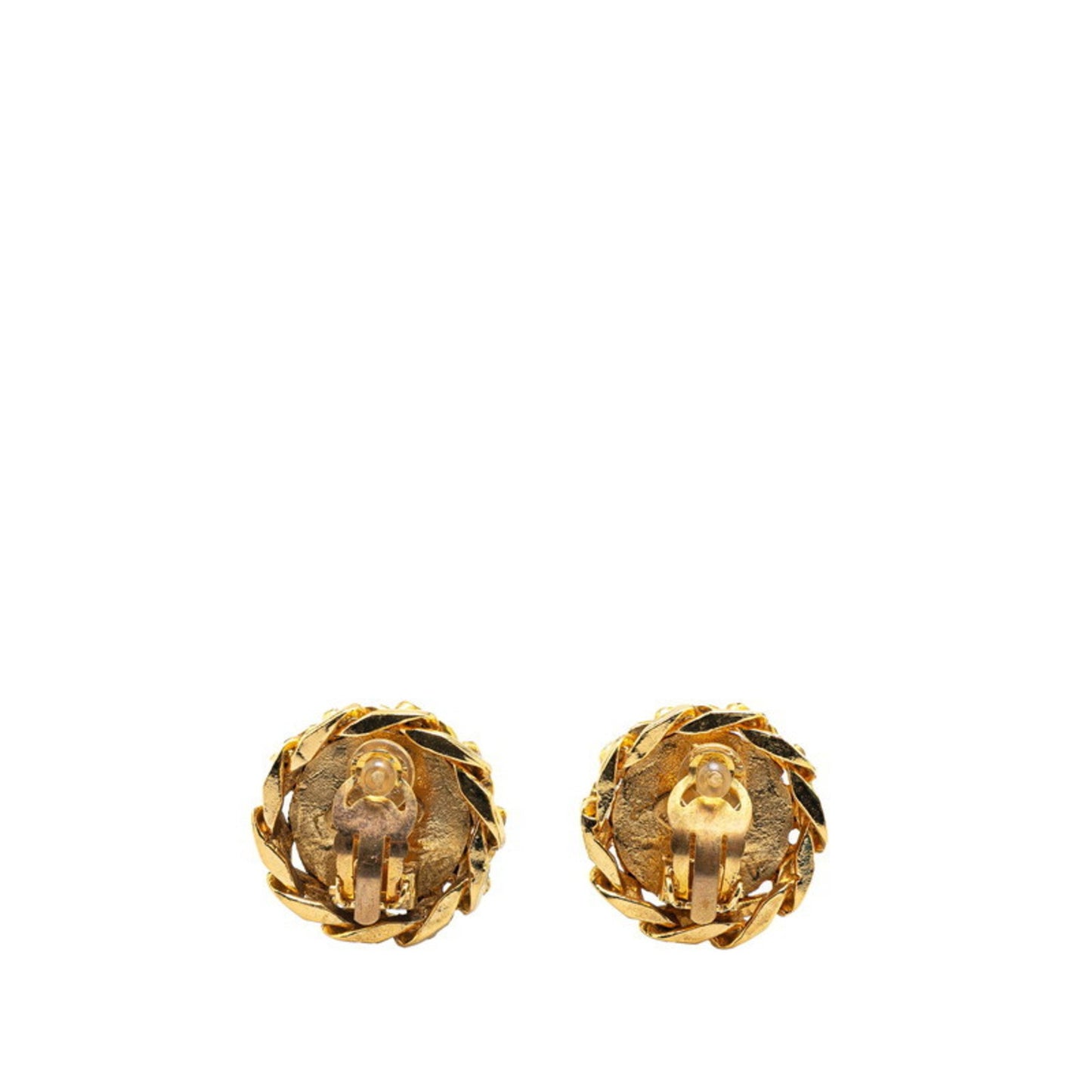 Chanel Coco Mark Rhinestone Earrings