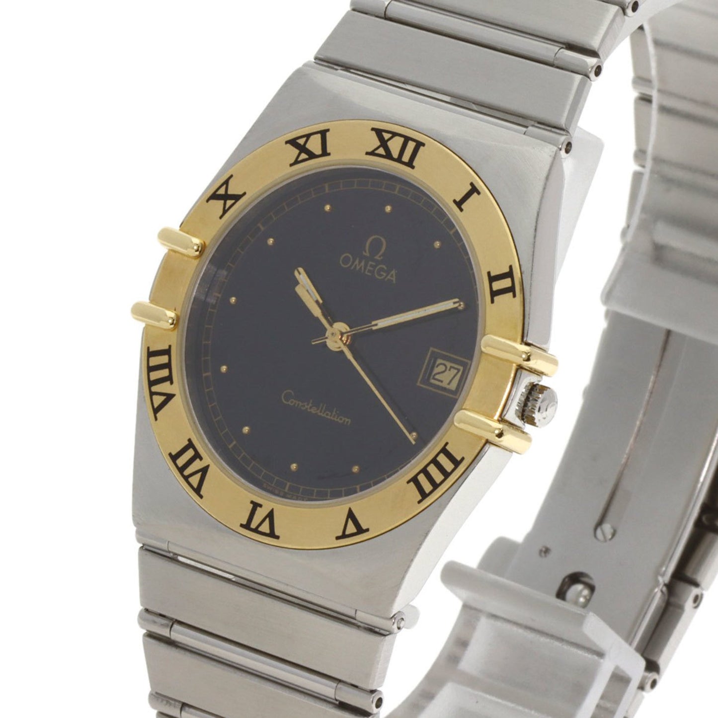 Omega Constellation Flat Bezel Stainless Steel Watch Ssx18Kyg