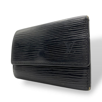 Louis Vuitton 6 Key Holder M63812 Epi Leather Noir Black With Gold Hardware For Men And Women