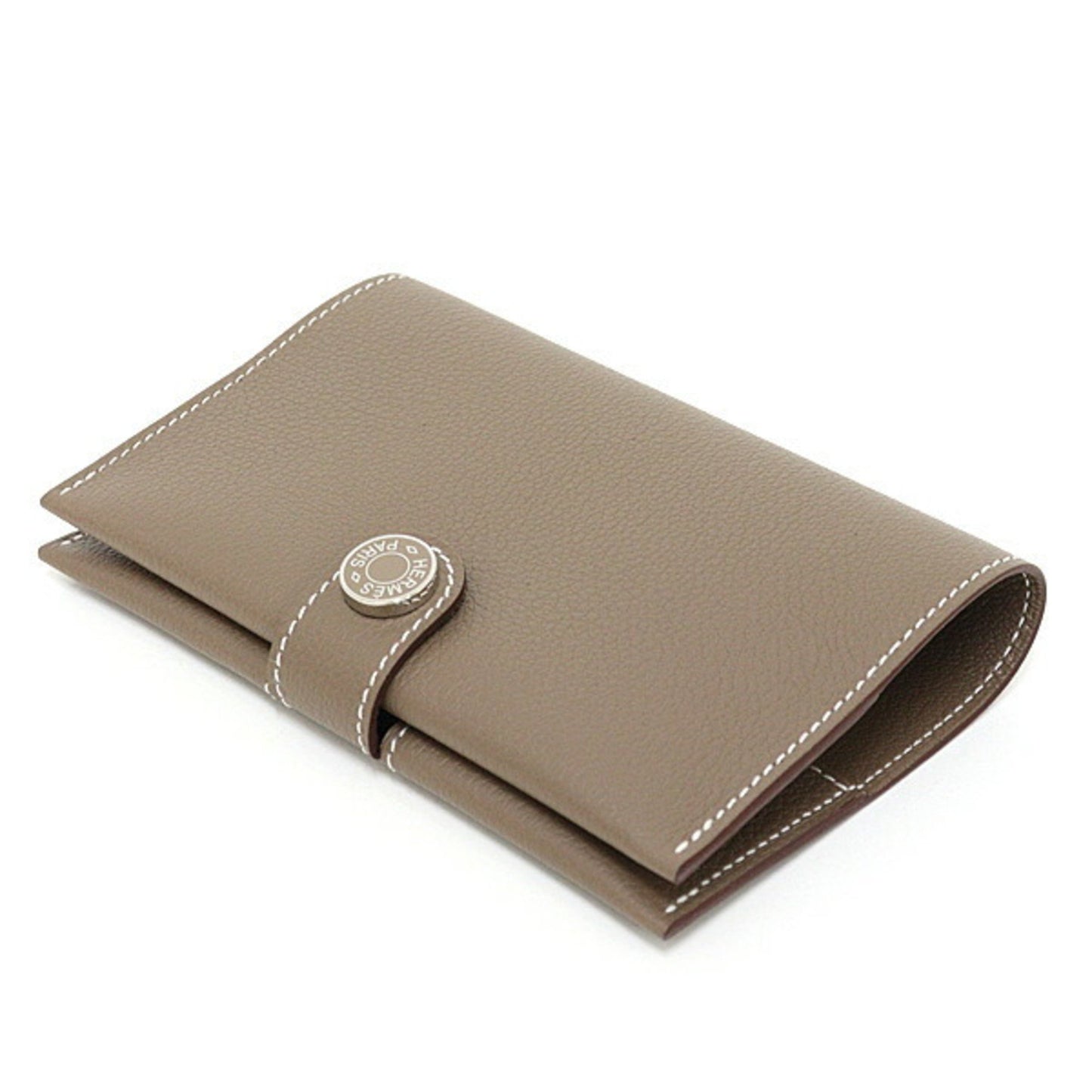 Hermes Herms R.M.S. Evercolor Etoupe Passport Case