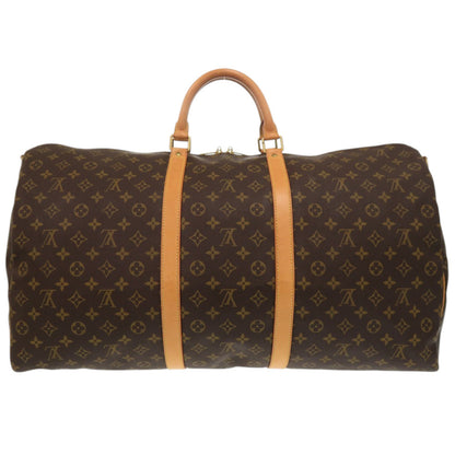 Louis Vuitton Keepall Bandouliere 60 Monogram M41412 Canvas Brown Boston Bag 0749 Louis Vuitton