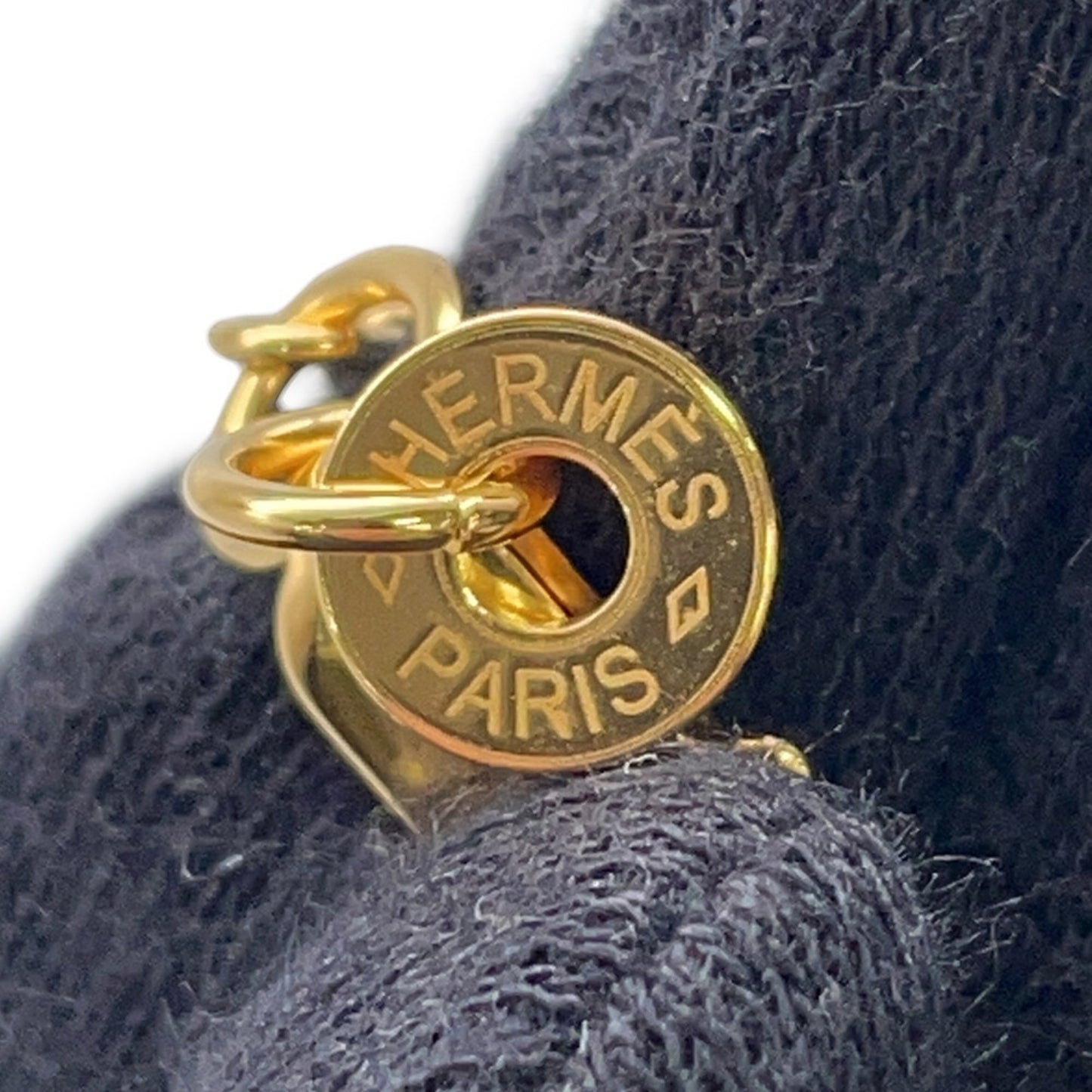 Hermes Collar H Black Necklace