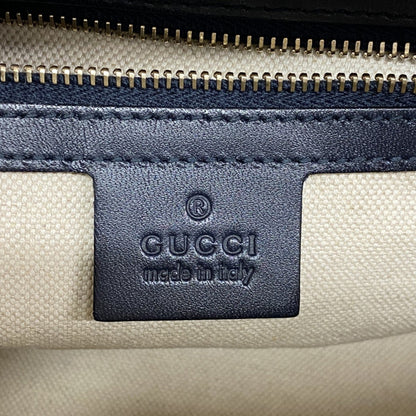 Gucci Gg Canvas Sherry Line Handbag 269876 Navy