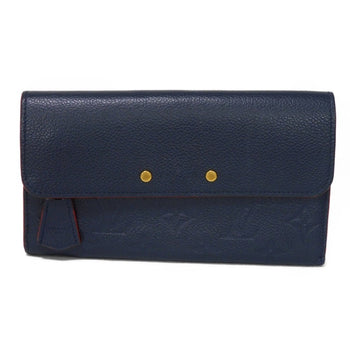 Louis Vuitton Louis Vuitton Long Wallet Portefeuille Pont Neuf Lv Flower Navy Red Monogram