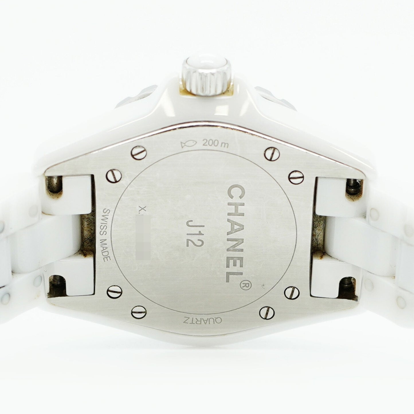 Chanel J12 H1628 White Dial