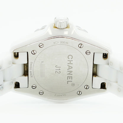 Chanel J12 H1628 White Dial