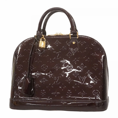 Louis Vuitton Vernis Alma Pm Handbag M91611 Amaranth