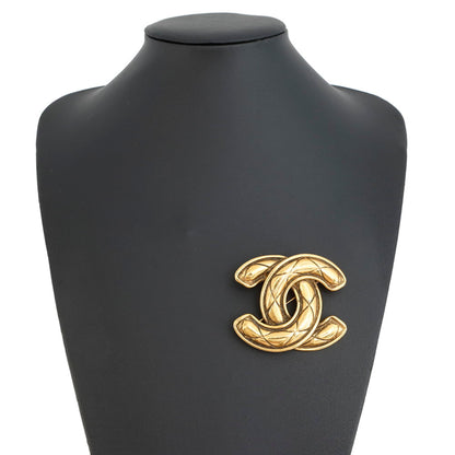 Chanel Brooch Coco Mark Matelasse