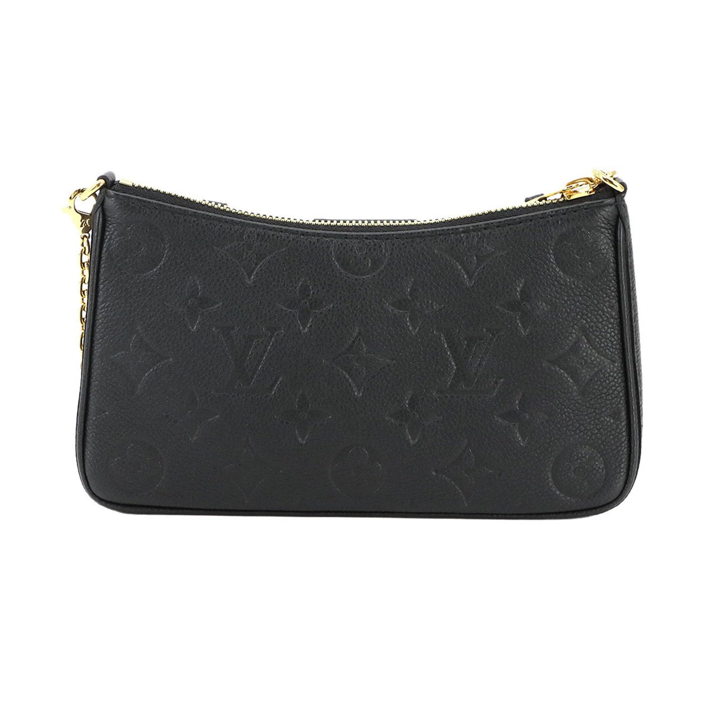 Louis Vuitton Monogram Empreinte Easy Pouch 2-Way Shoulder Bag In Leather Noir (M80349)
