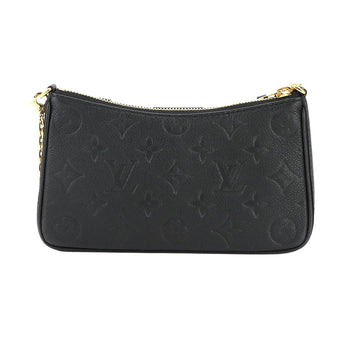Louis Vuitton Monogram Empreinte Easy Pouch 2-Way Shoulder Bag In Leather Noir (M80349)