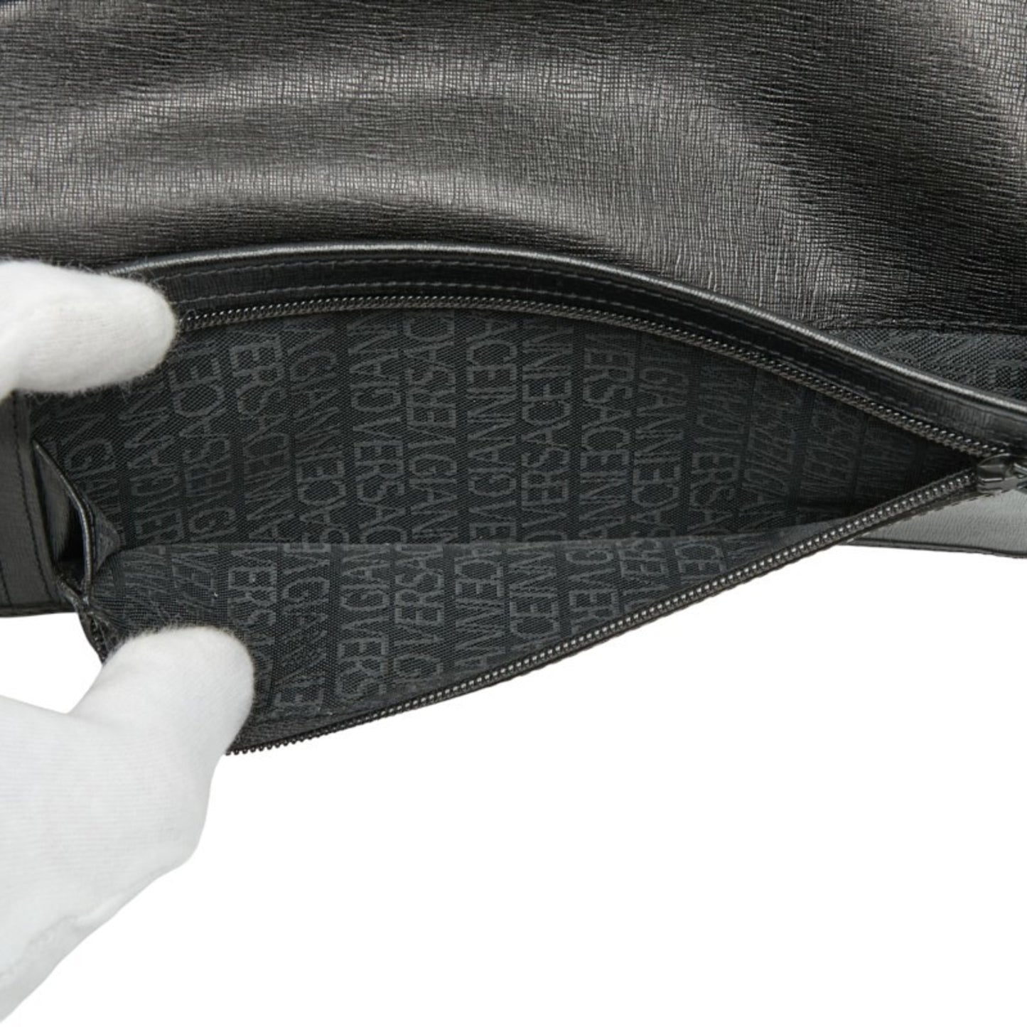 Versace Medusa Long Wallet Black Leather