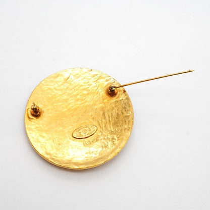 Chanel Coco Mark Circle Brooch