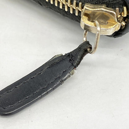 Chanel Matelasse Long Wallet In Black Lambskin