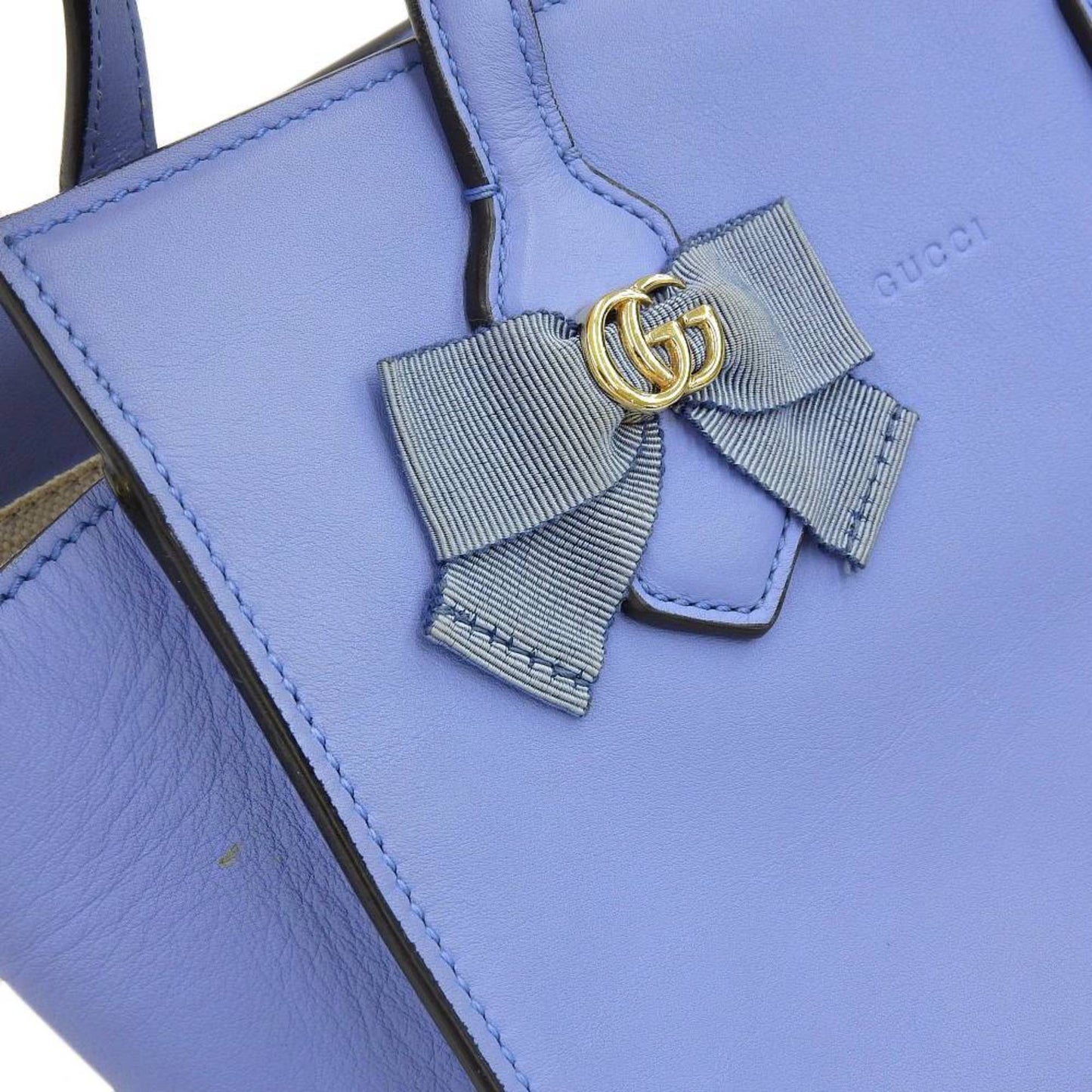 Gucci 443089 525040 Bow Handbag