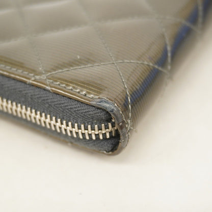 Chanel Matelasse Patent Leather Long Wallet