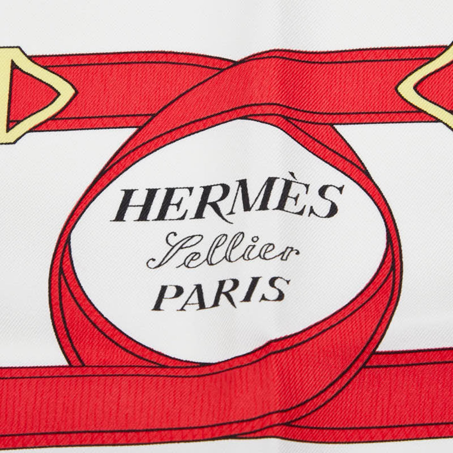 Hermes Herms Carr 90 Eperon D'Or Golden Spur Scarf