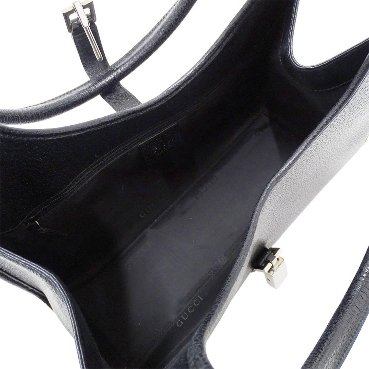 Gucci Jackie Leather Handbag In Black (002-1067)