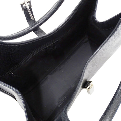 Gucci Jackie Leather Handbag In Black (002-1067)
