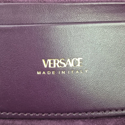 Versace Versace Waist Bag V Greca Signature Belt 1006888 Violet Leather