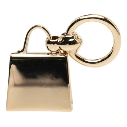 Herms Mini Kelly Twilly Ring Bag Motif Charm Champagne Gold Plated