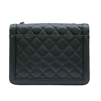 Chanel Caviar Skin 2.55 Shoulder Chain Black Seal Included 6935244