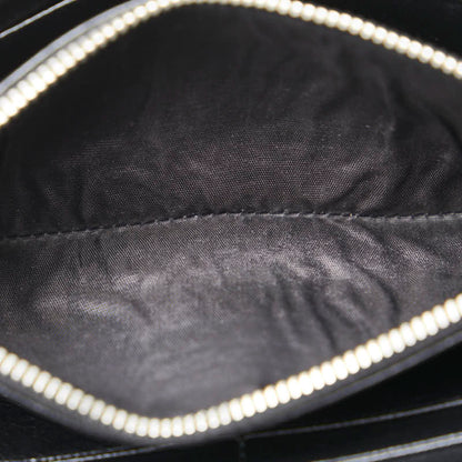 Prada Triangle Plate Long Wallet Black Nylon Leather
