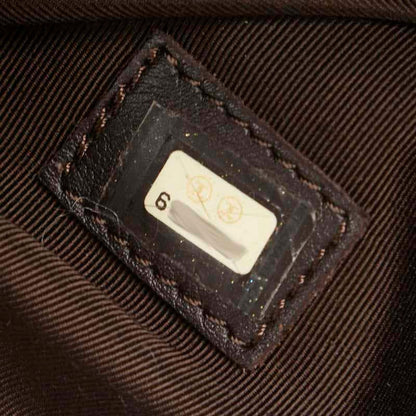 Chanel Coco Mark Handbag Boston Bag Brown Caviar Skin