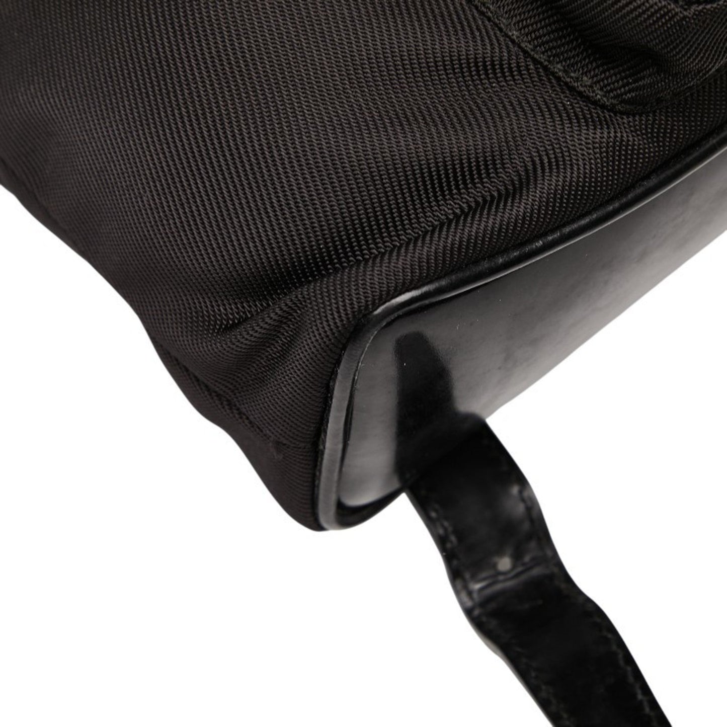 Gucci Bamboo Mini Backpack 003.1998.0030 Black Nylon Leather